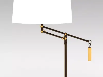 Crate and Barrel Autry Table Lamp 3D model