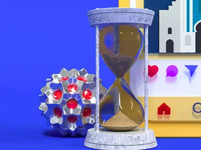 Instagram phone ui interface  3D model