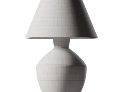 Form Studies Ceramic Table Lamp 02 3D model