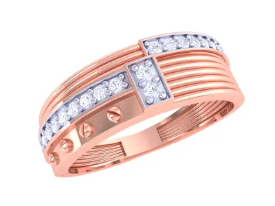 Women Ring  Render 3dm STL OBJ FBX Details 3D print model 144