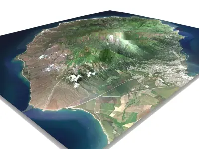 Hawai Maui Island 3D model