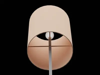 Bedroom Lamp Low-poly 3D model