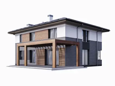 Villa 03 House Cottage Home Building 3D model