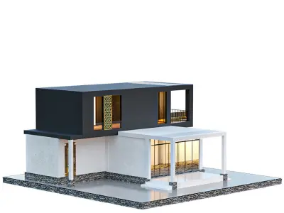kolleksiya modren house N1 3D model