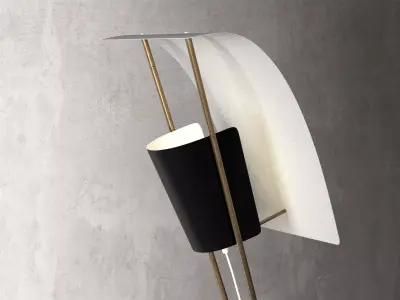 Kite Floor Lamp Free 3D model