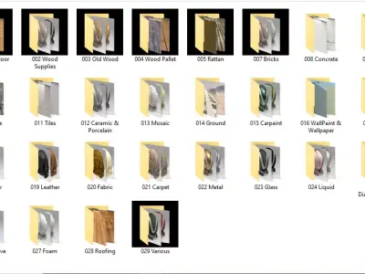  VRMAT Materials Pack Vray PBR for SketchUp 3dsMax Rhino 2400 Texture
