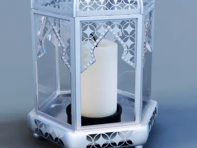 Lantern Moroccan Style Small 3D model