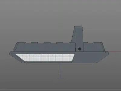 Truss Projection Lamp Low-poly 3D model