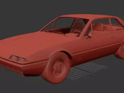 Ferrari 365 GT4 2plus2 1972 3D print model