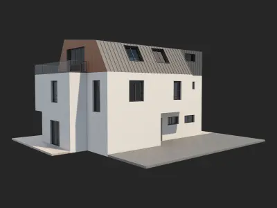Modern House 17 3D model