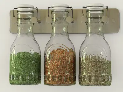 Pottery Barn  Glass Carafe 3D model