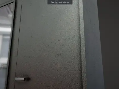 Almirah locker Low-poly 3D model