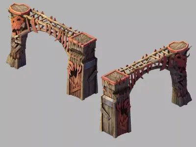 Steam Port - Gate 02 3D model