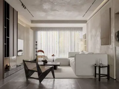 apartment interior scenes        3D model 8