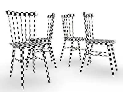 Tucker Dining Chair 3D model