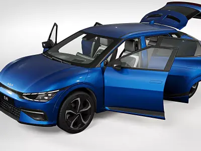 2023 Kia EV6 GT-Line 3D model