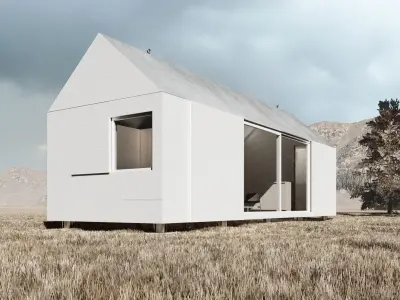 Modern Vacation House Unit 3D model