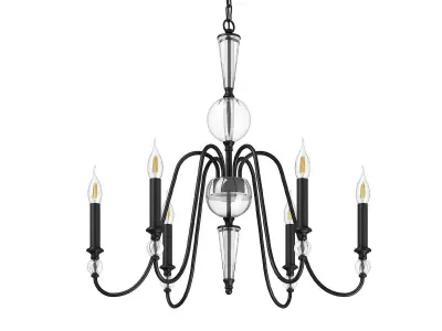 732067 Ragno Lightstar Chandelier 3D model