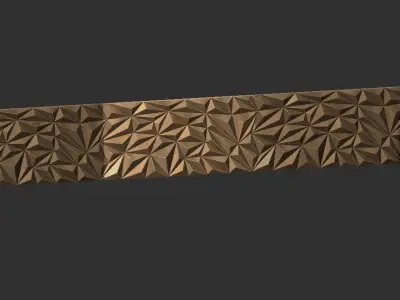 wall texture design repeating 3D model