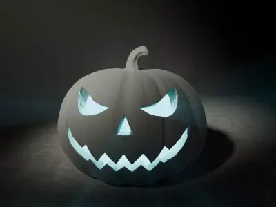 The Jack Lantern of Whispers 3d print  3D print model