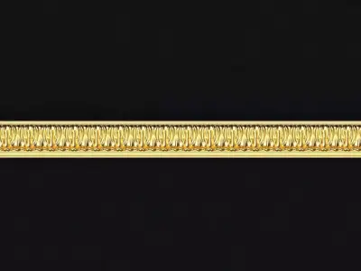carved baguette 3D model 12