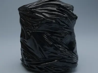 Trashbag - Large 2 Low-poly 3D model