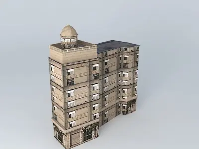 Wuhan building 3D model