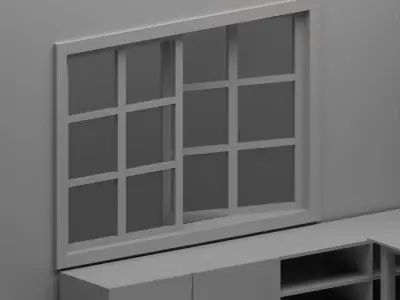 ISOMETRIC FREELANCER STUDIO  Low-poly 3D model