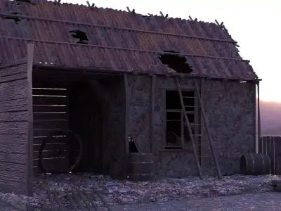 Abandoned House 3D model