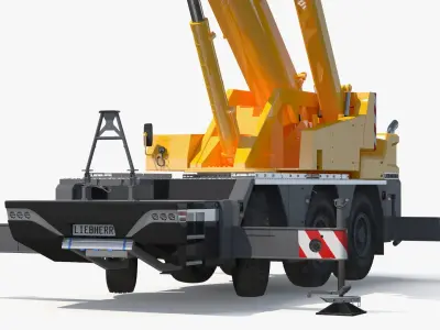  Liebherr Lifting Crane with Concrete Slabs 