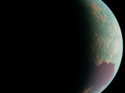 Planet Quetta 12K Cycles 3D model
