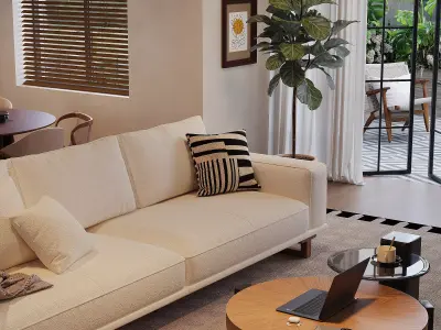 Interior Living Room Scene 16 3D model