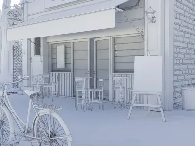 CAFE PARISIEN 3D model