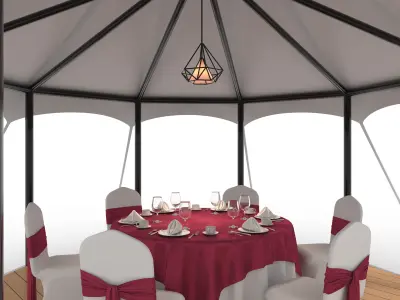 Party Tent  01 3D model