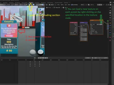 3d Comparison Video Template Low-poly 3D model