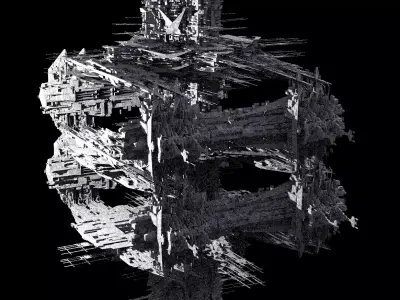 Mega Sci-Fi city Space station 2 designs  3D model