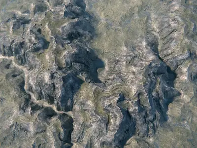 Terrain 03 PBR Low-poly 3D model