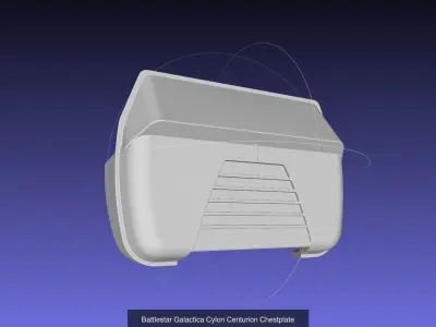 Battlestar Galactica Cylon Costume Set 3D Model Pack