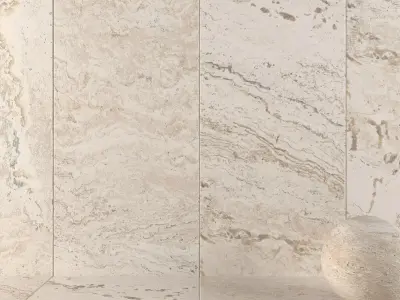 Stone Wall Tiles Antico Ivory 120x270 Set 1 Texture