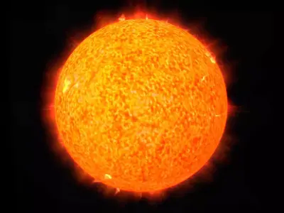 Sun Model nasa Low-poly 3D model