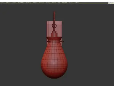 HUTTONSPARK SCONCE Low-poly 3D model