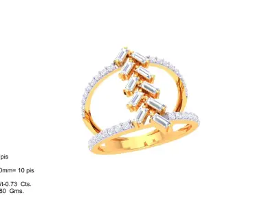 Women Ring  Render 3dm STL OBJ FBX Details 3D print model 404