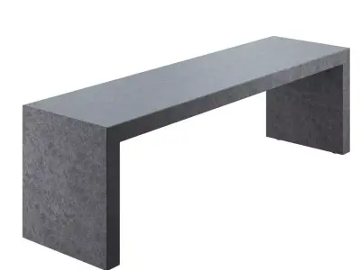 Dining Table Adena Light Brown 3D model