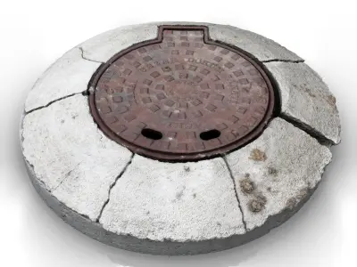 Sewer Lid A1 3D model