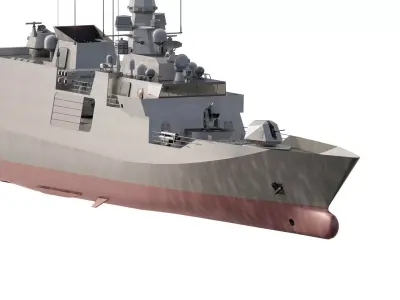 EUROPEAN NAVY CORVETTE 3D model