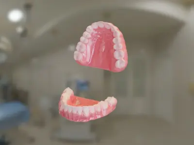 Teeth  Low-poly 3D model