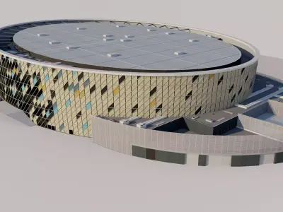 Coca-Cola Arena Dubai UAE  3D model