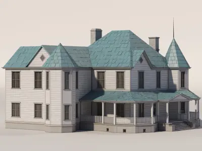  The green House 3D model