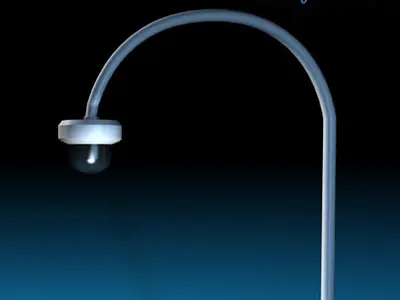 Road camera 3D model