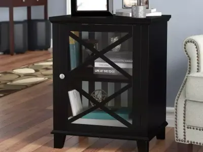 Bridwell Door Accent Cabinet 3D model